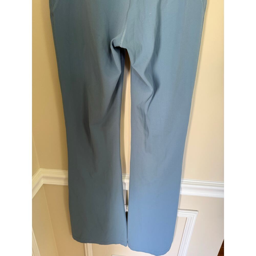 Lululemon | Utility Blue Groove Super High Rise Flared Pants Nulu Activewear- 8 - Picture 8 of 11